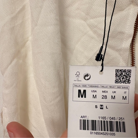 NWT Zara Women’s Fine strap Maxi Dress Size M spaghetti strap Summer Cocktail - Picture 6 of 7